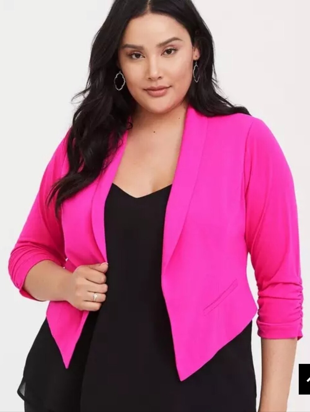 Torrid Studio Crepe Hot Pink Blazer Sz 3x